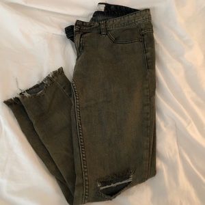 Free People Destroyed Skinny Jean
